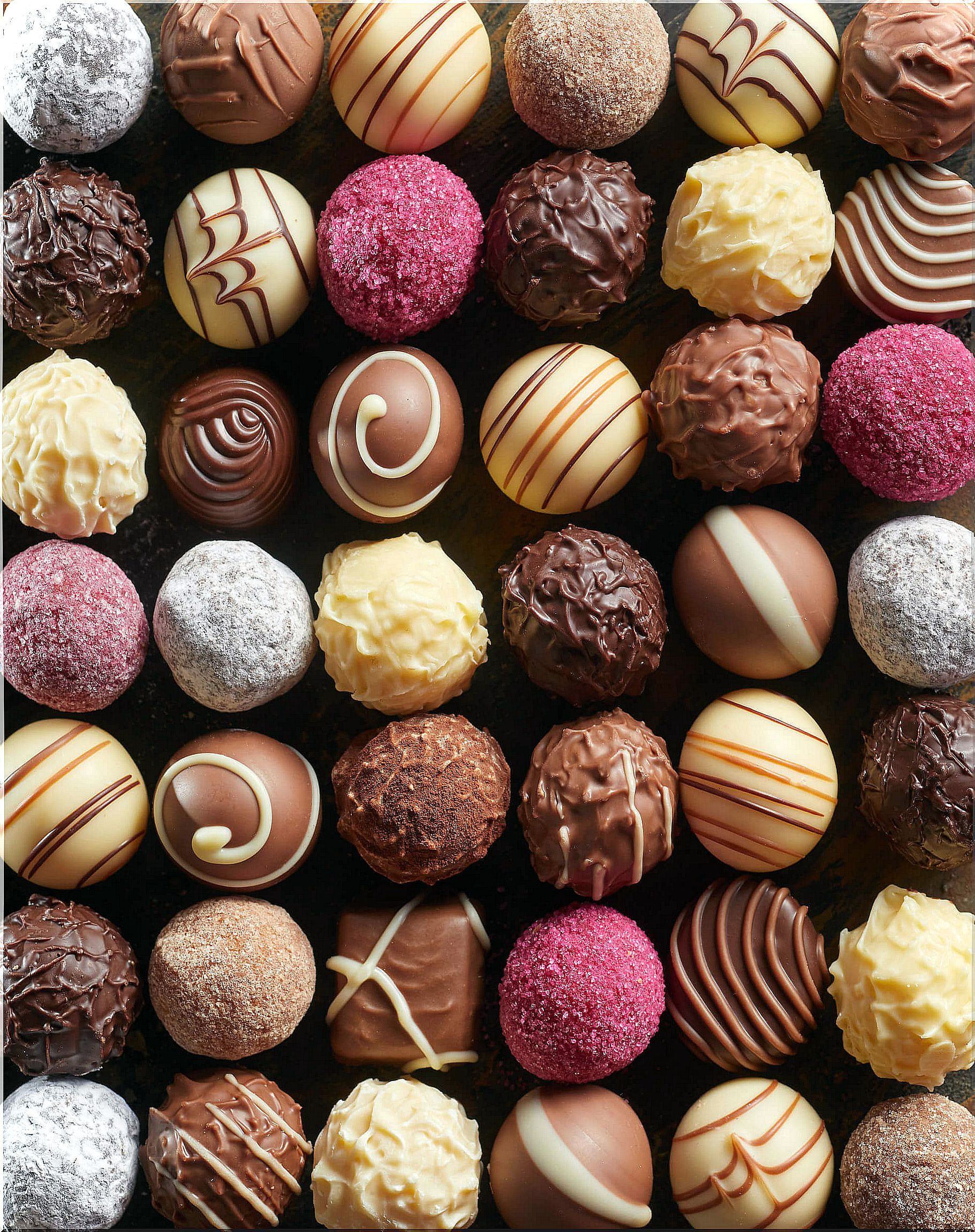 To lose weight, avoid sugar chocolates.