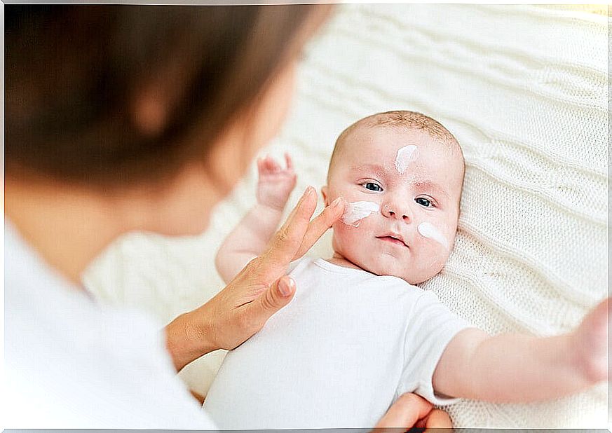Irritations on the baby's skin
