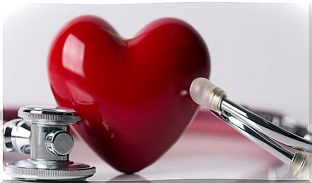 heart with stethoscope